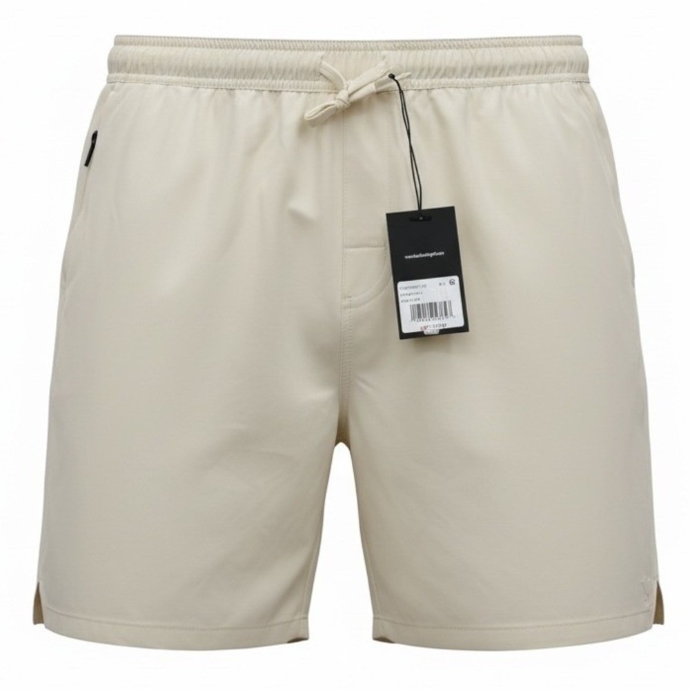 Bad Birdie Golf Active Short Mens XXL Sand Shell‎ Beige Drawstring Pockets